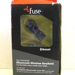 Fuse Black Wireless Bluetooth Headset